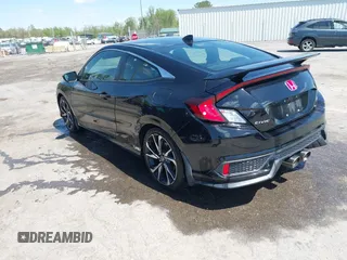 2017 Honda Civic Si with VIN 2HGFC3A53HH753043, listed as a IAAI auction lot 41984337 with 77,043 mi miles and . Bid and sale history available at DreamBid. Image 3.