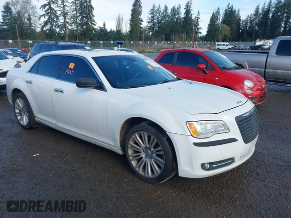 2011 Chrysler 300 with VIN 2C3CA6CT9BH581181, listed as a IAAI auction lot 41981733 with 156,460 mi miles. Bid and sale history available at carsss.com. Image 1.