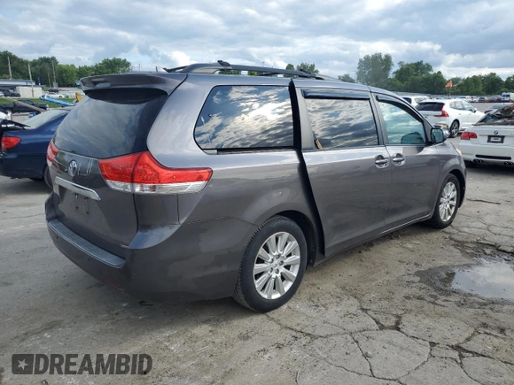 2011 Toyota Sienna XLE AAS with VIN 5TDYK3DC5BS010512, listed as a Copart auction lot 58614775 with 215,020 mi miles and Clean title. Bid and sale history available at DreamBid. Image 3.