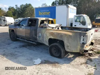 2015 Chevrolet Silverado 3500HD LTZ with VIN 1GC4K0E83FF109486, listed as a Copart auction lot 78197634 with 0 mi miles and Salvage Title. Bid and sale history available at carsss.com. Image 2.