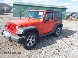 2015 Jeep Wrangler Sport with VIN 1C4AJWAG7FL582721, listed as a IAAI auction lot 41989505 with 102,961 mi miles. Bid and sale history available at carsss.com. Image 17.