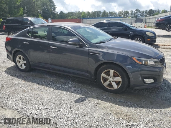 2015 Kia Optima LX with VIN 5XXGM4A7XFG510305, listed as a Copart auction lot 56780395 with 122,191 mi miles and Clean Title. Bid and sale history available at DreamBid. Image 4.