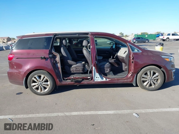 2015 Kia Sedona SX-L with VIN KNDME5C15F6046322, listed as a IAAI auction lot 41301459 with 76,026 mi miles and . Bid and sale history available at DreamBid. Image 13.