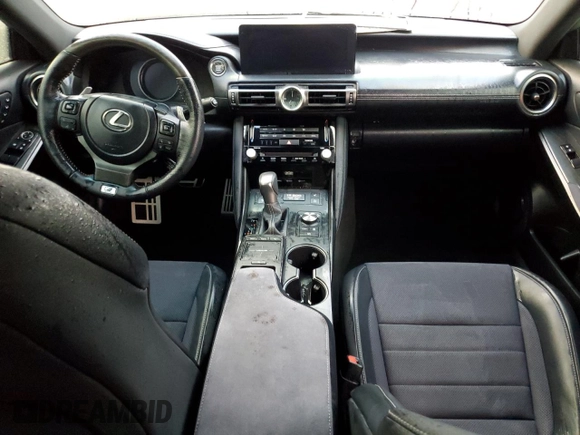 2022 Lexus IS 500 F Sport Performance Launch Edition with VIN JTHUP1D22N5001187, listed as a Copart auction lot 74929124 with 14,281 mi miles and Non repairable. Bid and sale history available at DreamBid. Image 8.
