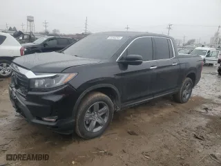 2021 Honda Ridgeline RTL-E with VIN 5FPYK3F70MB021965, listed as a Copart auction lot 43346265 with 71,686 mi miles and Salvage Title. Bid and sale history available at carsss.com. Image 1.