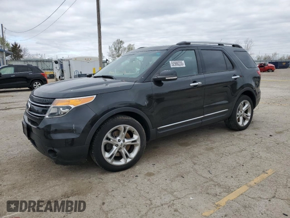 2014 Ford Explorer Limited with VIN 1FM5K7F84EGB85069, listed as a Copart auction lot 52988235 with 222,687 mi miles and Salvage Title. Bid and sale history available at carsss.com. Image 1.