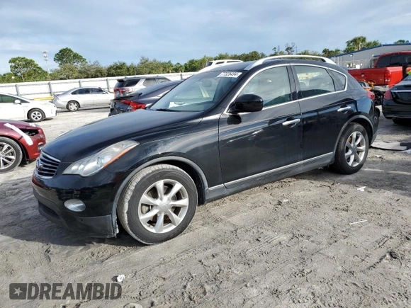 2008 Infiniti EX Journey with VIN JNKAJ09E68M300418, listed as a Copart auction lot 77326494 with 71,183 mi miles and Salvage Title. Bid and sale history available at DreamBid. Image 1.