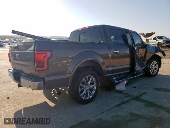 2015 Ford F-150 XL with VIN 1FTEW1CG9FKD08090, listed as a Copart auction lot 52092745 with Not Provided miles and Salvage Title. Bid and sale history available at carsss.com. Image 3.