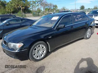 2002 BMW 7 Series 745Li with VIN WBAGN63482DR03247, listed as a IAAI auction lot 41703923 with 84,761 mi miles and . Bid and sale history available at carsss.com. Image 17.