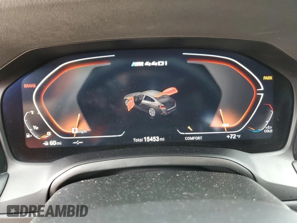 2023 BMW 4 Series M440i with VIN WBA63AW09PFN58030, listed as a Copart auction lot 45165294 with 15,453 mi miles and . Bid and sale history available at DreamBid. Image 9.