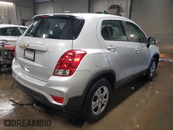 2019 Chevrolet Trax LS with VIN 3GNCJKSB4KL175319, listed as a Copart auction lot 45907245 with 147,329 mi miles and Salvage Title. Bid and sale history available at carsss.com. Image 3.