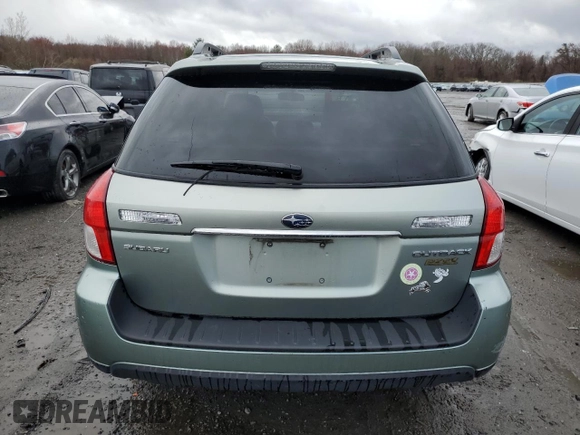 2009 Subaru Outback Ltd with VIN 4S4BP66C297332532, listed as a Copart auction lot 51540685 with 180,834 mi miles and Clean Title. Bid and sale history available at carsss.com. Image 6.