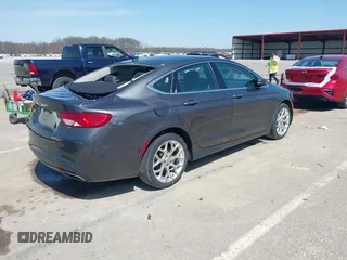 2015 Chrysler 200 C with VIN 1C3CCCEG9FN530575, listed as a IAAI auction lot 41862387 with 190,580 mi miles. Bid and sale history available at carsss.com. Image 4.