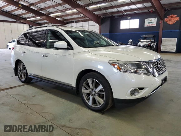 2015 Nissan Pathfinder Platinum z VIN 5N1AR2MM0FC632244, wystawiony jako Copart lot #54204885 z przebiegiem 229 886 mil mil oraz Czysty tytuł • Clean title. Historia ofert i sprzedaży dostępna na DreamBid. Obrazek 4.