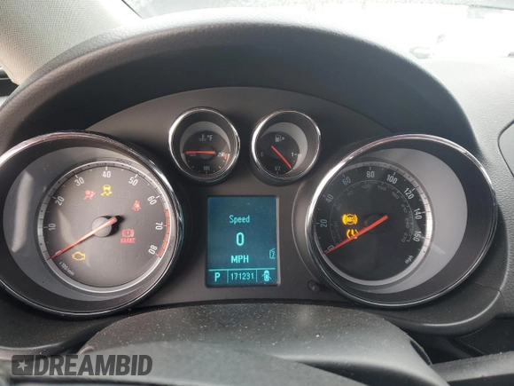 2011 Buick Regal CXL Turbo TO7 with VIN W04G15GV5B1078355, listed as a Copart auction lot 89405175 with 171,231 mi miles and Salvage Title. Bid and sale history available at carsss.com. Image 9.