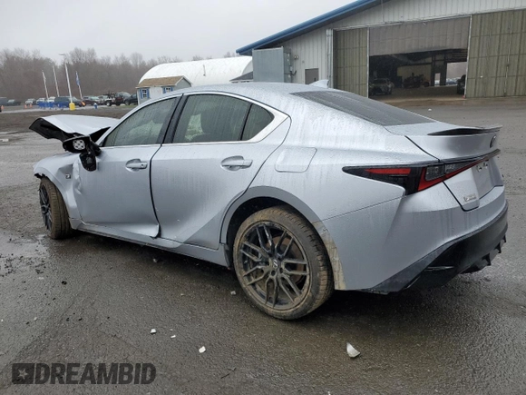 2021 Lexus IS 350 F Sport with VIN JTHGZ1E25M5020711, listed as a Copart auction lot 49412285 with 23,350 mi miles and Salvage title. Bid and sale history available at DreamBid. Image 2.