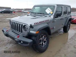 2021 Jeep Wrangler Unlimited Rubicon with VIN 1C4JJXFM6MW543912, listed as a IAAI auction lot 41902609 with 23,224 mi miles. Bid and sale history available at carsss.com. Image 17.