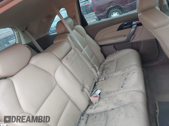 2009 Acura MDX Tech/Entertainment Pkg with VIN 2HNYD28459H531787, listed as a IAAI auction lot 41977307 with 135,379 mi miles. Bid and sale history available at carsss.com. Image 8.