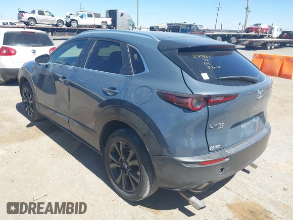 2024 Mazda CX-30 S Preferred with VIN 3MVDMBCM5RM606886, listed as a IAAI auction lot 41867949 with 15,410 mi miles and . Bid and sale history available at DreamBid. Image 3.
