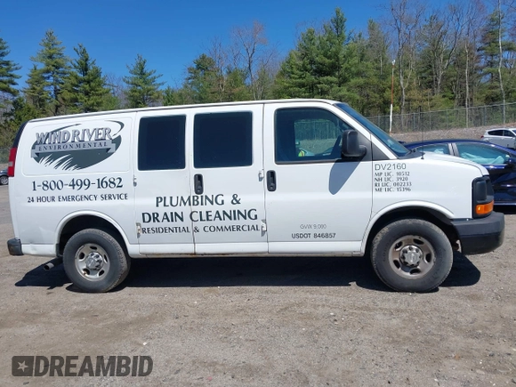 2016 Chevrolet Express Cargo Van with VIN 1GCWGAFF1G1126072, listed as a IAAI auction lot 42166064 with 245,517 mi miles. Bid and sale history available at carsss.com. Image 13.