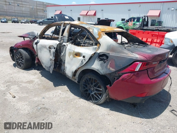 2015 Lexus IS 350 with VIN JTHBE1D2XF5018723, listed as a IAAI auction lot 42702504 with Not provided miles and . Bid and sale history available at DreamBid. Image 3.