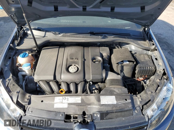 2013 Volkswagen Golf w/Conv & Sunroof с VIN WVWBB7AJ2DW015329, выставлен на аукционе Copart как лот 53741895 с пробегом 62 609 миль миль и Чистый • Clean title. История ставок и продаж доступна на DreamBid. Изображение 11.