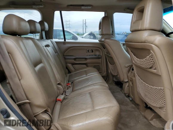 2005 Honda Pilot EX-L z VIN 2HKYF185X5H531689, wystawiony jako Copart lot #58273755 z przebiegiem 212 924 mil mil oraz Nie do naprawy • Non repairable. Historia ofert i sprzedaży dostępna na DreamBid. Obrazek 11.