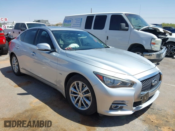 2017 Infiniti Q50 Signature Edition with VIN JN1EV7AP0HM734589, listed as a IAAI auction lot 42094090 with 40,264 mi miles and . Bid and sale history available at DreamBid. Image 1.