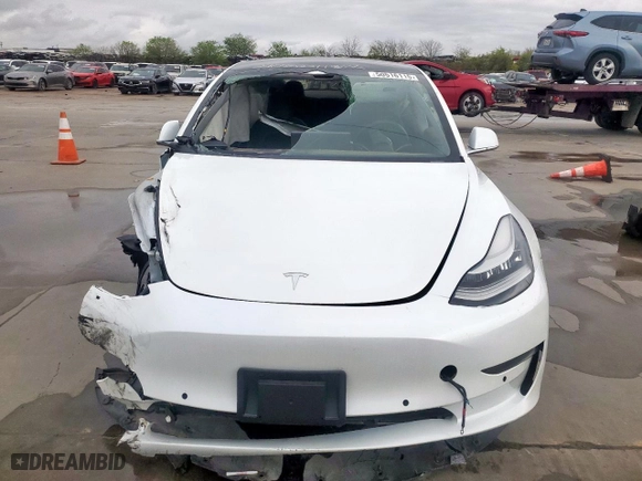 2019 Tesla Model 3 Long Range with VIN 5YJ3E1EB9KF512116, listed as a Copart auction lot 50516115 with 0 mi miles and Clean Title. Bid and sale history available at carsss.com. Image 5.