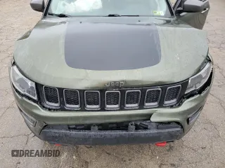 2021 Jeep Compass Trailhawk with VIN 3C4NJDDB3MT515203, listed as a Copart auction lot 52522695 with 78,313 mi miles and Salvage title. Bid and sale history available at DreamBid. Image 13.