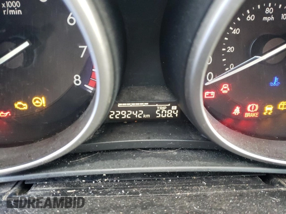 2013 Mazda 3 GX with VIN JM1BL1KF5D1768032, listed as a Copart auction lot 88045205 with 229,242 mi miles and Salvage Title. Bid and sale history available at carsss.com. Image 9.