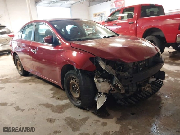 2014 Nissan Sentra SR with VIN 3N1AB7AP1EY239639, listed as a IAAI auction lot 41456017 with 215,740 mi miles. Bid and sale history available at carsss.com. Image 1.