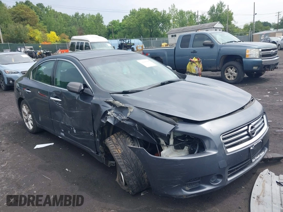 2013 Nissan Maxima SV with VIN 1N4AA5AP8DC806396, listed as a IAAI auction lot 39946999 with 141,665 mi miles and . Bid and sale history available at DreamBid. Image 1.