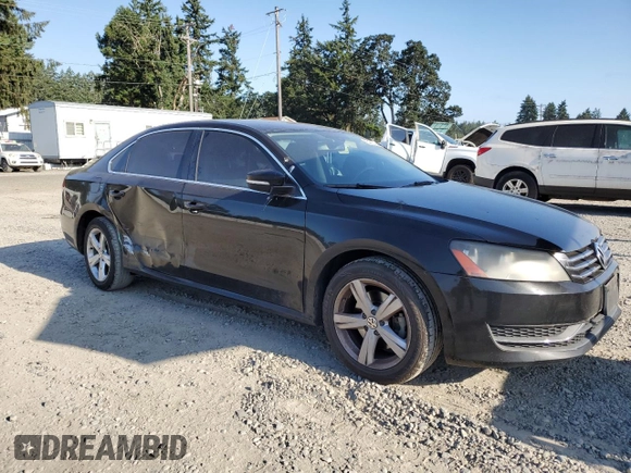 2014 Volkswagen Passat SE with VIN 1VWBT7A34EC107881, listed as a Copart auction lot 65431345 with 106,432 mi miles and Salvage title. Bid and sale history available at DreamBid. Image 4.