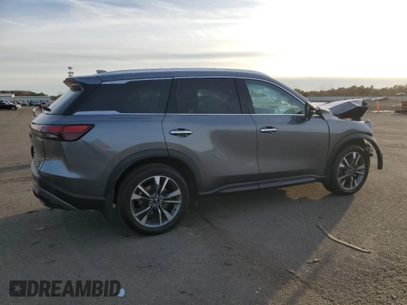 2024 Infiniti QX60 Luxe с VIN 5N1DL1FS5RC343854, выставлен на аукционе Copart как лот 43956085 с пробегом 15 750 миль миль и Списание • Salvage title. История ставок и продаж доступна на DreamBid. Изображение 3.