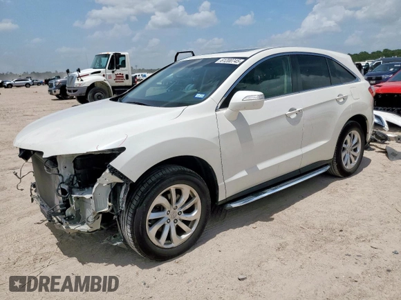 2016 Acura RDX Technology with VIN 5J8TB3H50GL007338, listed as a Copart auction lot 61200745 with 155,012 mi miles and Salvage title. Bid and sale history available at DreamBid. Image 1.