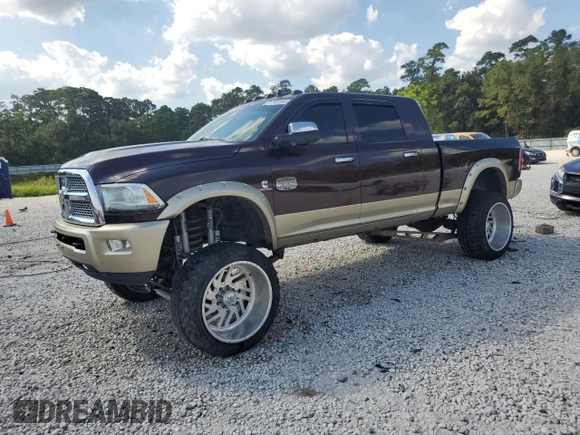 2013 Ram 2500 Longhorn с VIN 3C6UR5PL9DG554098, выставлен на аукционе Copart как лот 71763284 с пробегом 143 869 миль миль и Чистый • Clean title. История ставок и продаж доступна на DreamBid. Изображение 1.