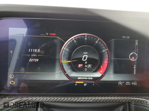 2020 Mercedes-Benz G 63 AMG with VIN W1NYC7HJ9LX352580, listed as a Copart auction lot 55380114 with 22,739 mi miles and Salvage Title. Bid and sale history available at DreamBid. Image 9.