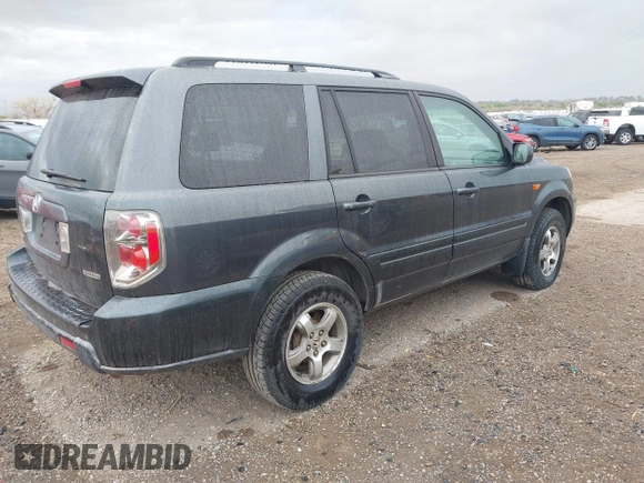 2006 Honda Pilot EX with VIN 2HKYF18426H502390, listed as a IAAI auction lot 42146354 with 164,937 mi miles and . Bid and sale history available at DreamBid. Image 4.
