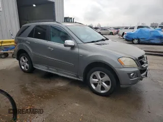 2010 Mercedes-Benz M 350 with VIN 4JGBB2FB2AA594847, listed as a Copart auction lot 50741445 with 108,307 mi miles and Salvage Title. Bid and sale history available at DreamBid. Image 4.