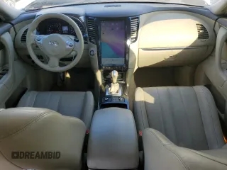 2015 Infiniti QX70 with VIN JN8CS1MU6FM381563, listed as a Copart auction lot 45113595 with 199,694 mi miles and Salvage title. Bid and sale history available at DreamBid. Image 8.