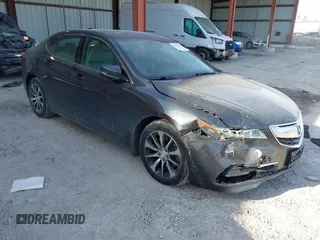 2015 Acura TLX with VIN 19UUB1F3XFA023275, listed as a IAAI auction lot 41417266 with 169,922 mi miles. Bid and sale history available at carsss.com. Image 1.