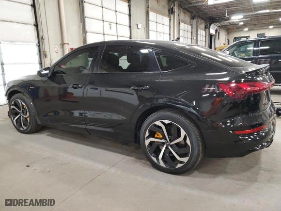 2022 Audi e-tron Sportback S line Premium Plus with VIN WA12AAGE6NB008106, listed as a Copart auction lot 75512854 with 32,710 mi miles and Salvage Title. Bid and sale history available at carsss.com. Image 2.