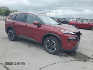 2025 Nissan Rogue SV with VIN JN8BT3BA3SW342439, listed as a Copart auction lot 51925185 with 1,927 mi miles and Salvage Title. Bid and sale history available at DreamBid. Image 4.