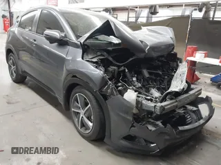 2021 Honda HR-V EX-L with VIN 3CZRU5H79MM706438, listed as a IAAI auction lot 41725466 with 1 mi miles. Bid and sale history available at carsss.com. Image 1.