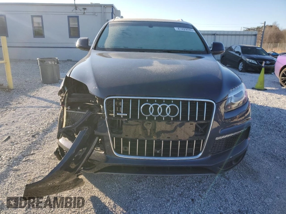 2015 Audi Q7 3.0T S line Prestige with VIN WA1DGAFE8FD015699, listed as a Copart auction lot 41429285 with 128,813 mi miles and Salvage Title. Bid and sale history available at carsss.com. Image 5.