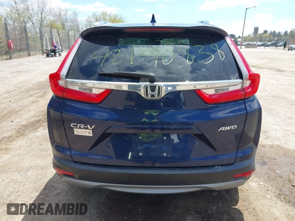 2018 Honda CR-V EX-L with VIN 7FARW2H86JE083520, listed as a IAAI auction lot 42190838 with 95,880 mi miles and . Bid and sale history available at carsss.com. Image 16.