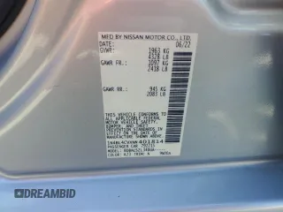 2022 Nissan Altima 2.5 SR with VIN 1N4BL4CVXNN401814, listed as a Copart auction lot 45595715 with 65,388 mi miles and Salvage Title. Bid and sale history available at carsss.com. Image 15.