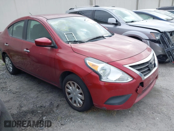 2016 Nissan Versa SV with VIN 3N1CN7AP0GL866431, listed as a IAAI auction lot 41017735 with 104,683 mi miles. Bid and sale history available at carsss.com. Image 1.
