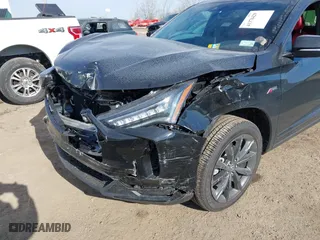 2025 Acura RDX w/A-Spec Package with VIN 5J8TC2H61SL009902, listed as a IAAI auction lot 41378429 with 1,002 mi miles. Bid and sale history available at carsss.com. Image 6.